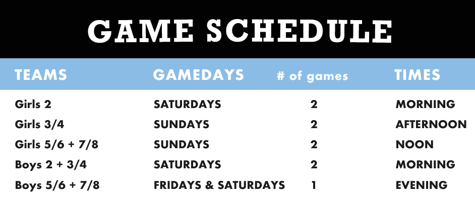 Game Schedule